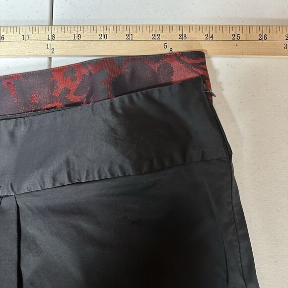 Lane Bryant Skirt Plus Size 28 4X A-Line Satin Black Witch Goth Skater Grunge - Picture 10 of 11